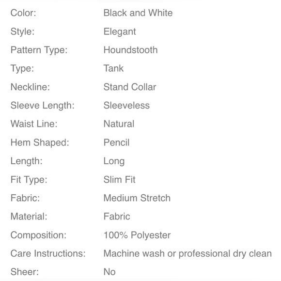 ⭐️NEW⭐️ From Work to Play Houndstooth Stretch Dress - Picture 8 of 8